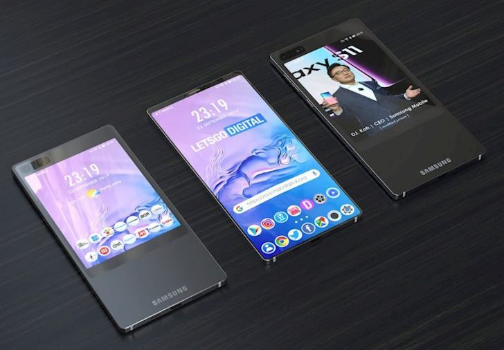 Smart phone mới của Samsung sẽ có 2 màn hình ấn tượng