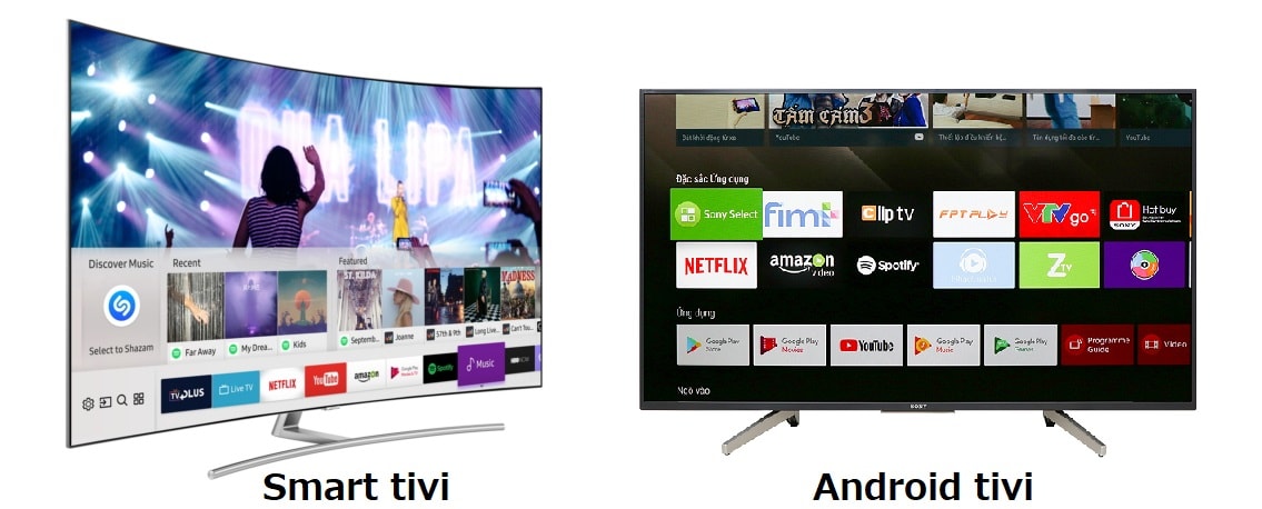Smart tivi và Android tivi
